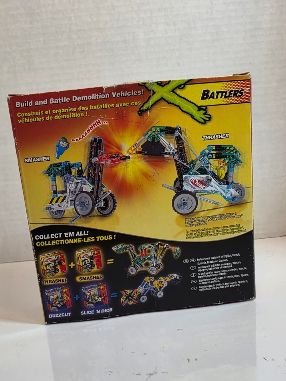 KNEX Battlers Thrasher Building System Build & Battle Figure Demolition Vehicle - Picture 2 of 4